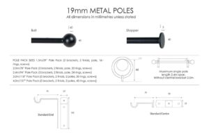 19mm Metal Pole Technical
