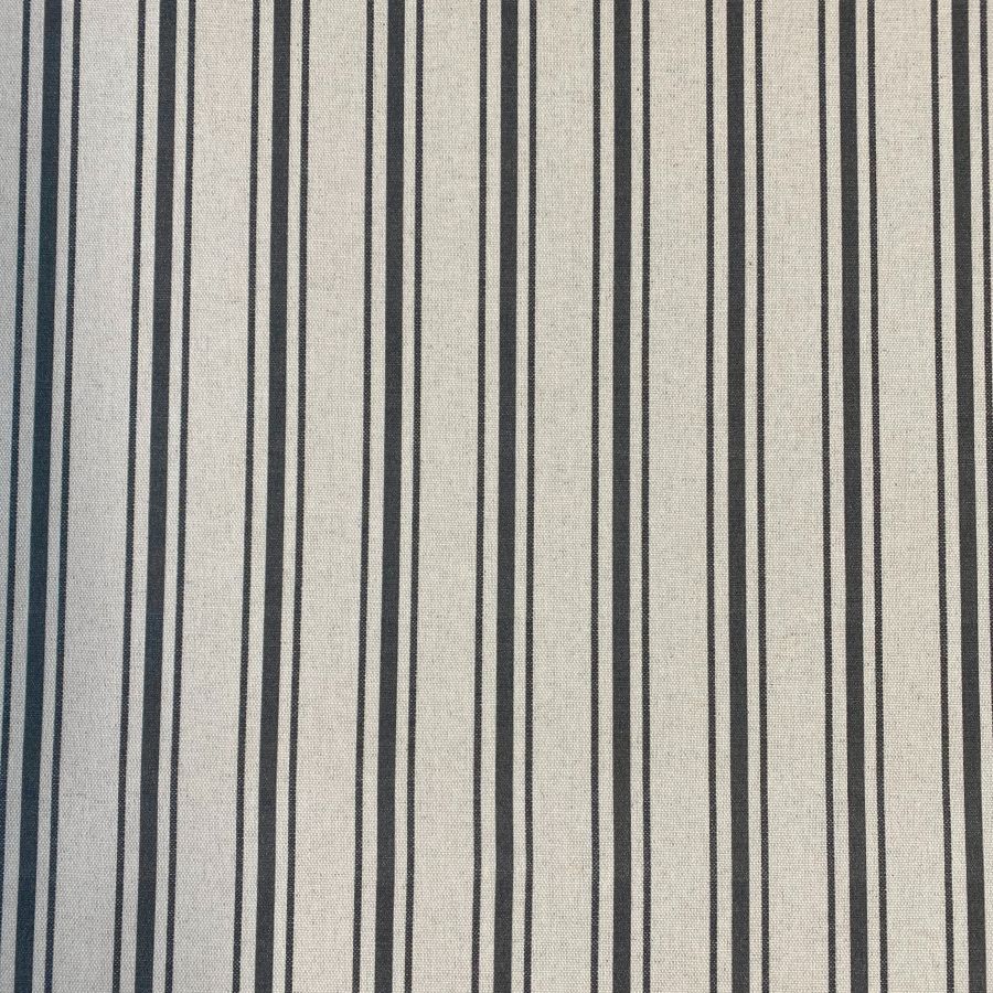 Extra Wide Hendrick Stripe- Charcoal