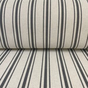 Extra Wide Hendrick Stripe- Charcoal - Image 3