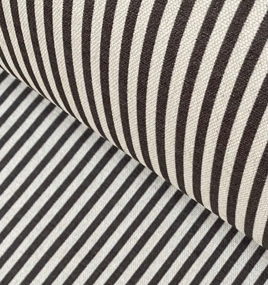 Etta Stripe - Barely Black - Image 1