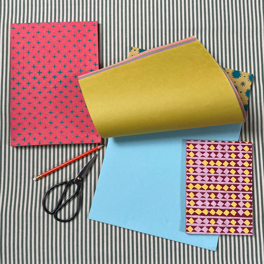 Recycled Paper Scrapbook