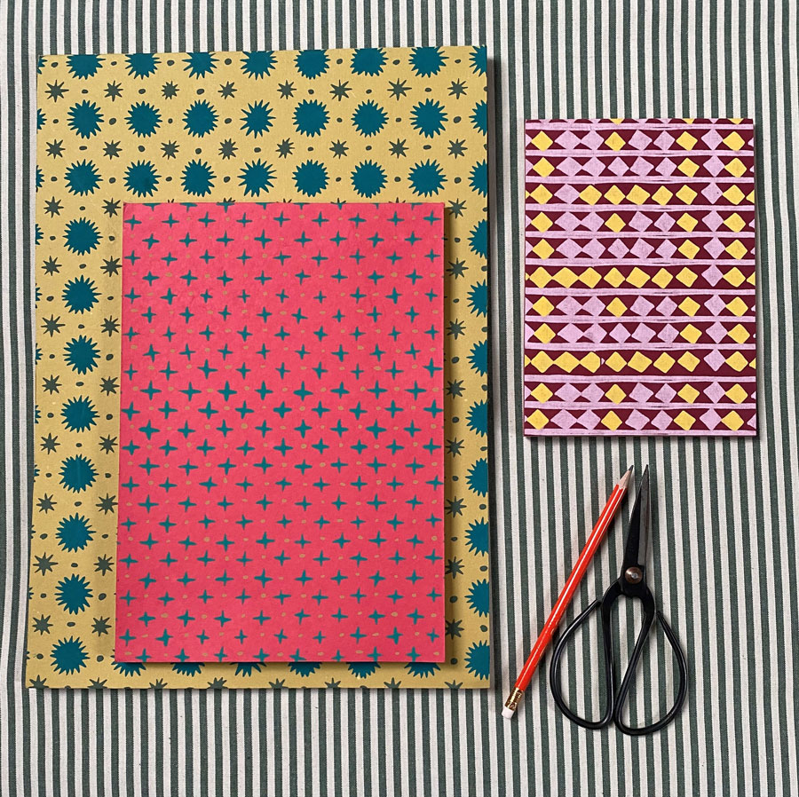 Recycled Paper Scrapbook