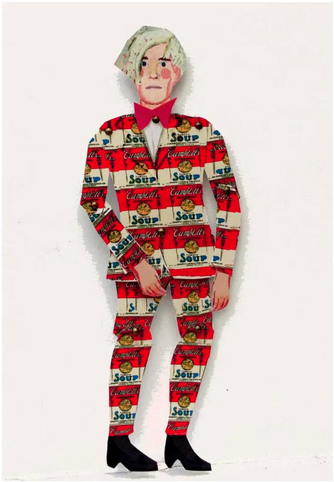 Andy Warhol - Cut out & make paper puppet