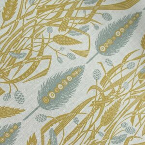 Angie Lewin Meadow's Edge - Mustard & Dawn Grey