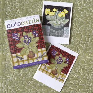 Angie Lewin Notecards - Auriculas - Image 1