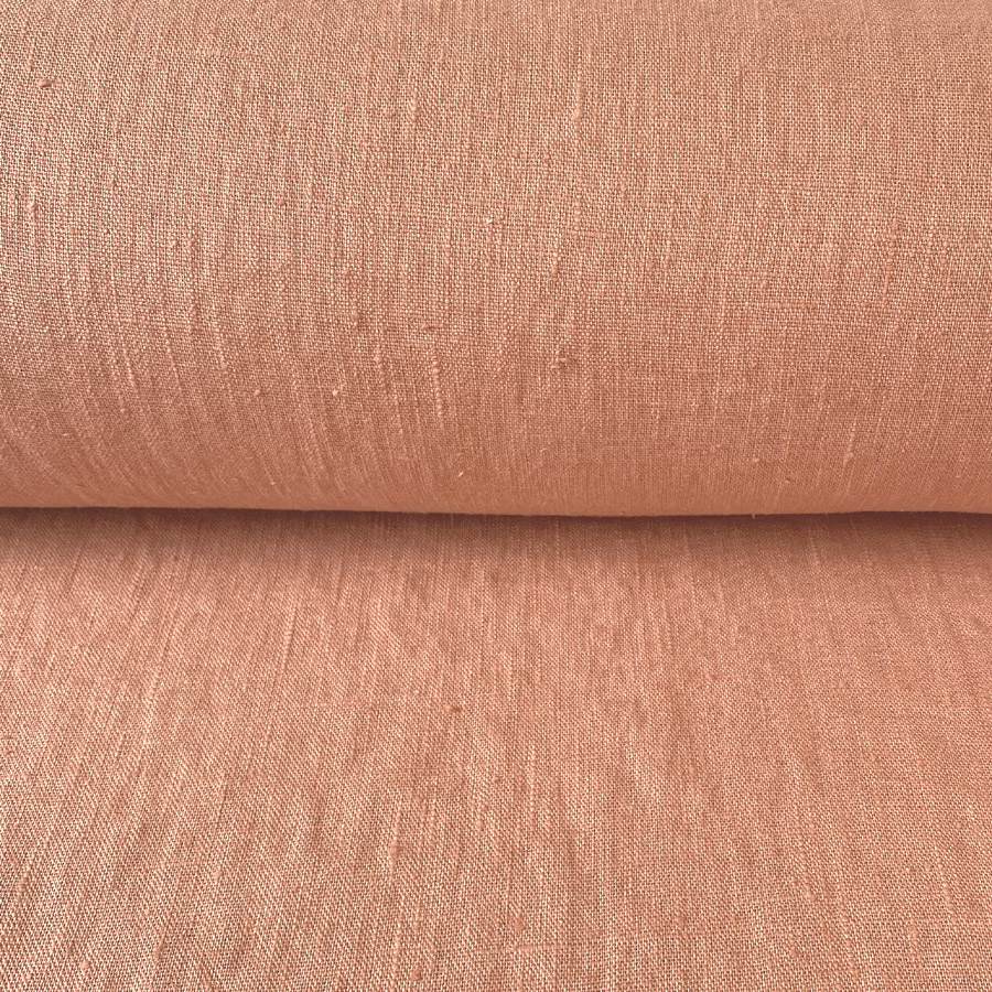 French Washed Linen - Apricot