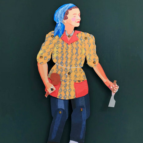 Barbara Hepworth - Cut out & make paper puppet