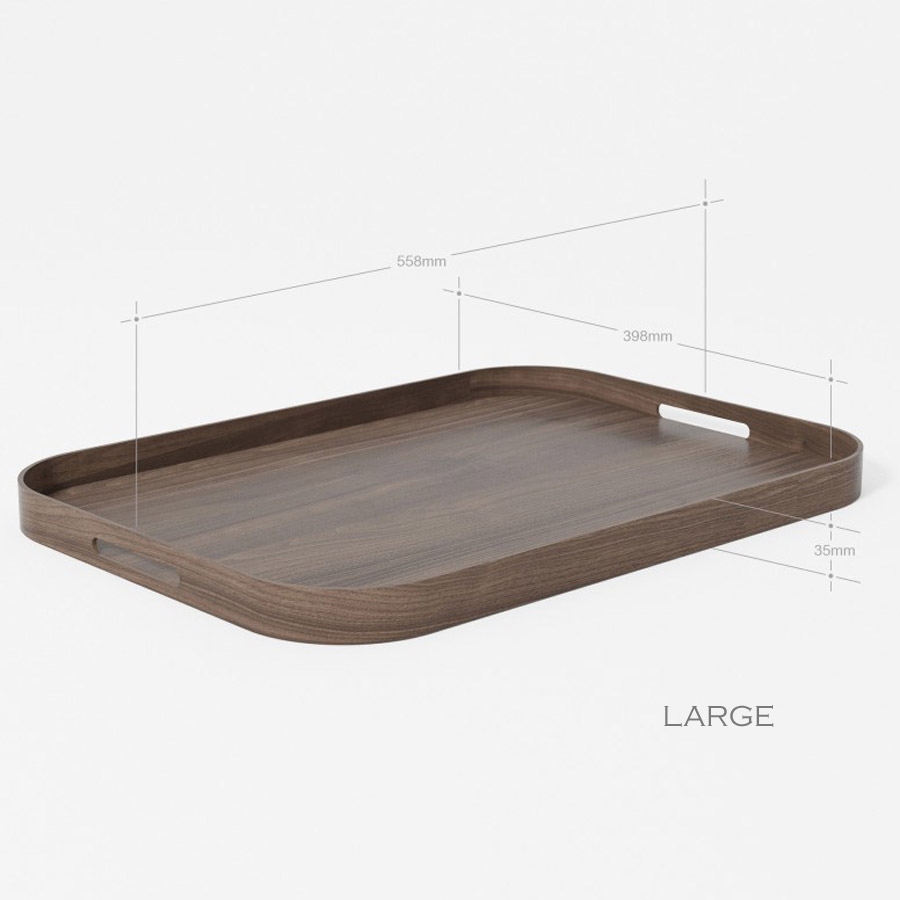 Rectangular Walnut Tray