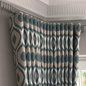 Bendable Square Metal Bay Window Curtain Track - White - Image 4