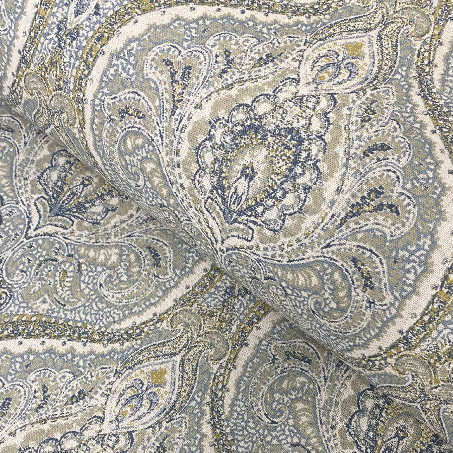 duck egg large scale curtain fabric