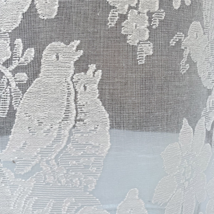 Made to Measure Linen-Look Sheer Roller Blind Fabric Sample