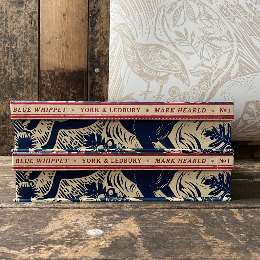 Mark Hearld Blue Whippet Box File