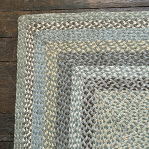 Braided Organic Jute Rug Seaspray - Image 1