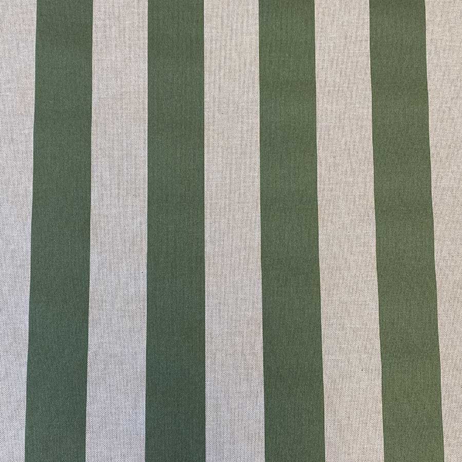 Broad Stripe - Fern Green on Natural