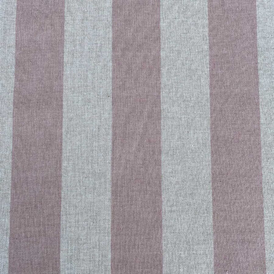 Broad Stripe - Pink on Natural
