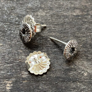 Silver Cog Earrings CDLT 3/13a - Image 2