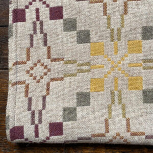Vintage Star Welsh Single Blanket - Clay - Image 1