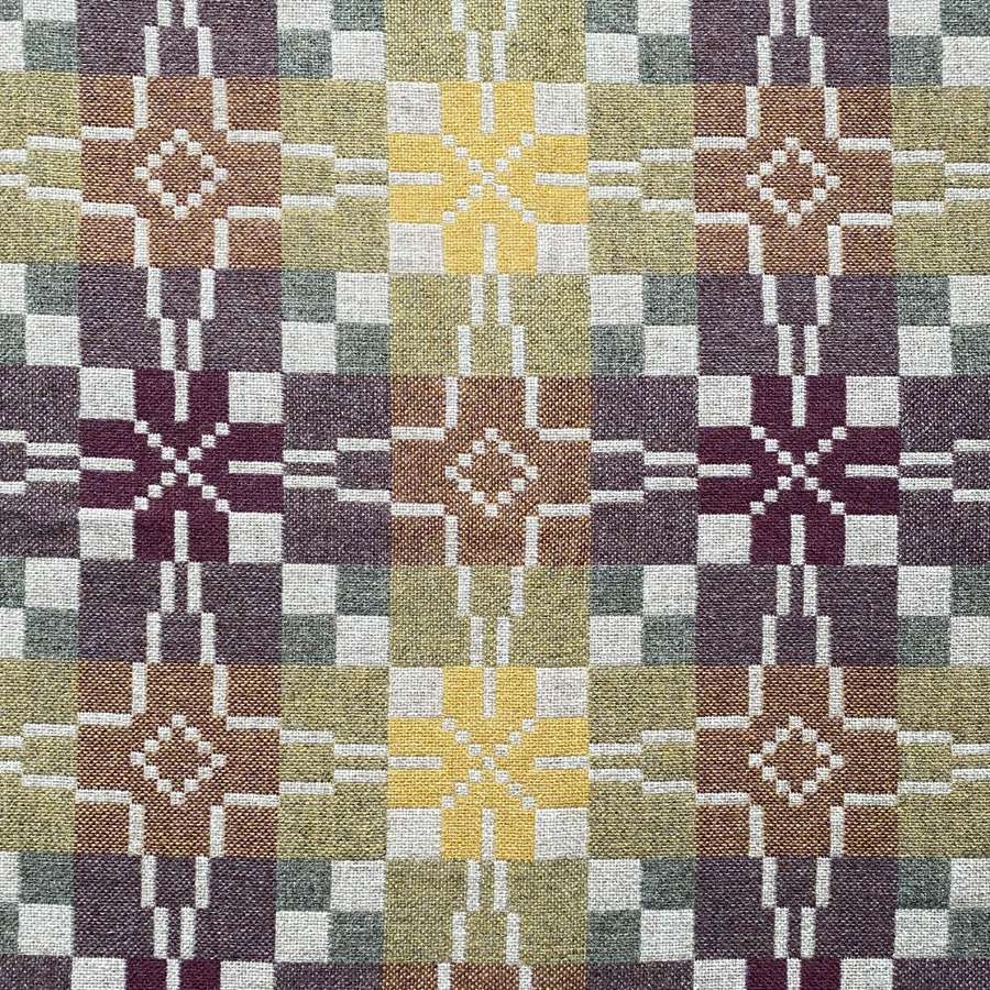 Vintage Star Welsh Single Blanket - Clay