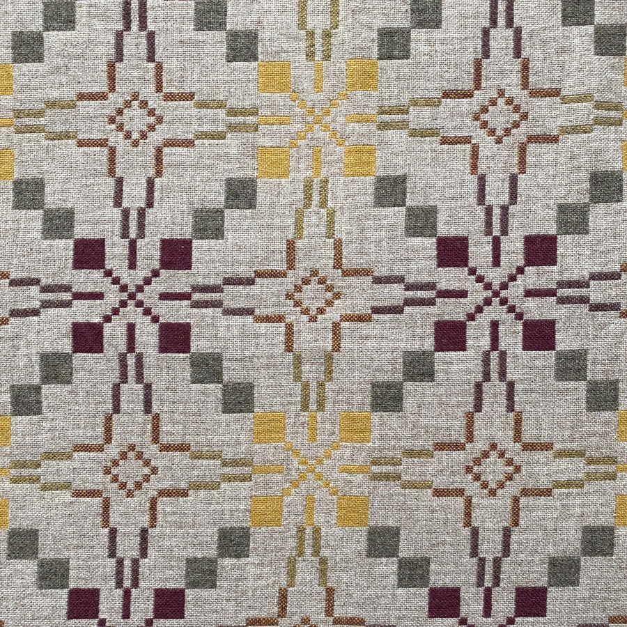 Vintage Star Welsh Single Blanket - Clay