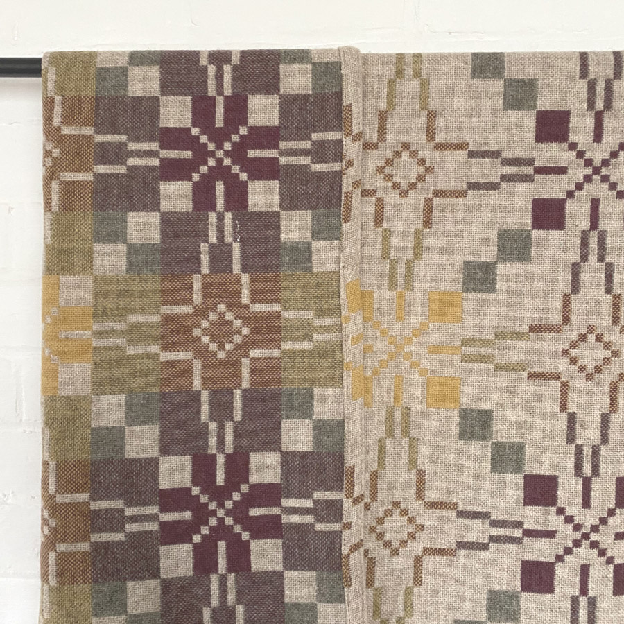 Vintage Star Welsh Single Blanket - Clay