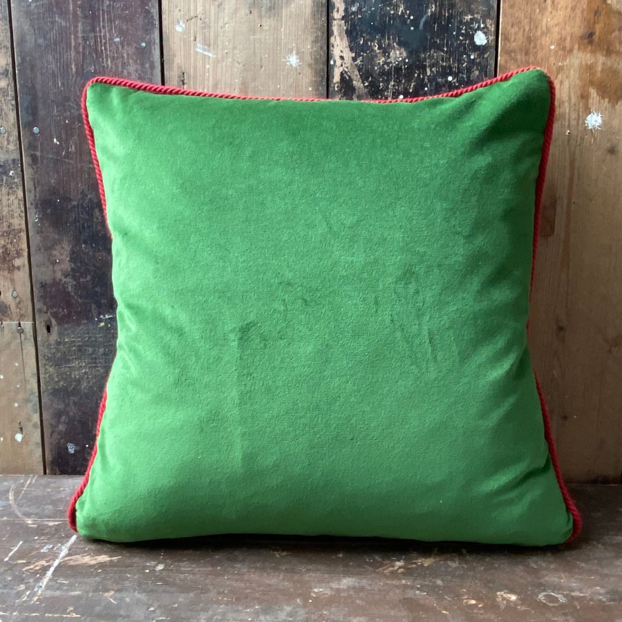Clive Hicks Jenkins Cushion - Hortus Conclusus White Hart