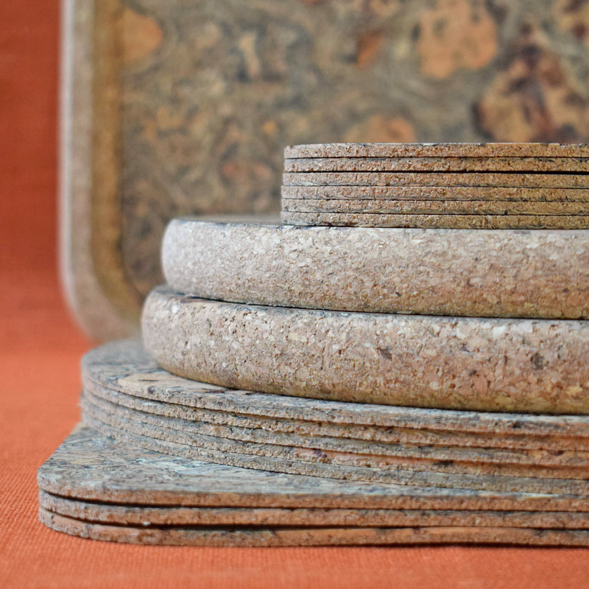 Cork table mats