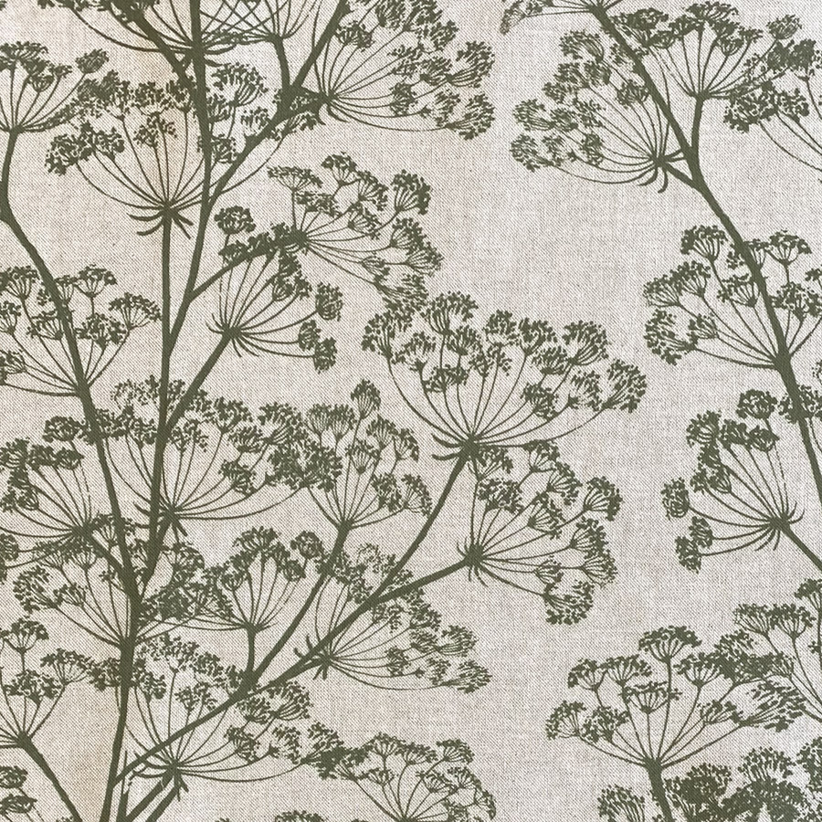 Cow Parsley Print - Moss Green