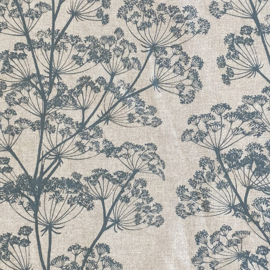 Cow Parsley Print - Mineral Blue