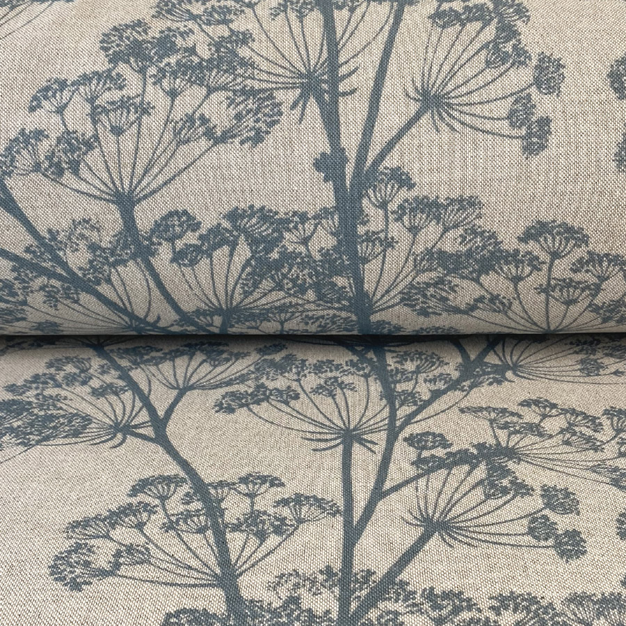 Cow Parsley Print - Mineral Blue