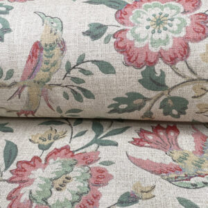 Extra Wide Ellen - Soft Green and Strawberry Red - Image 3