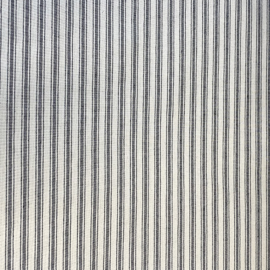 Extra Wide Hector Ticking Stripe - Black