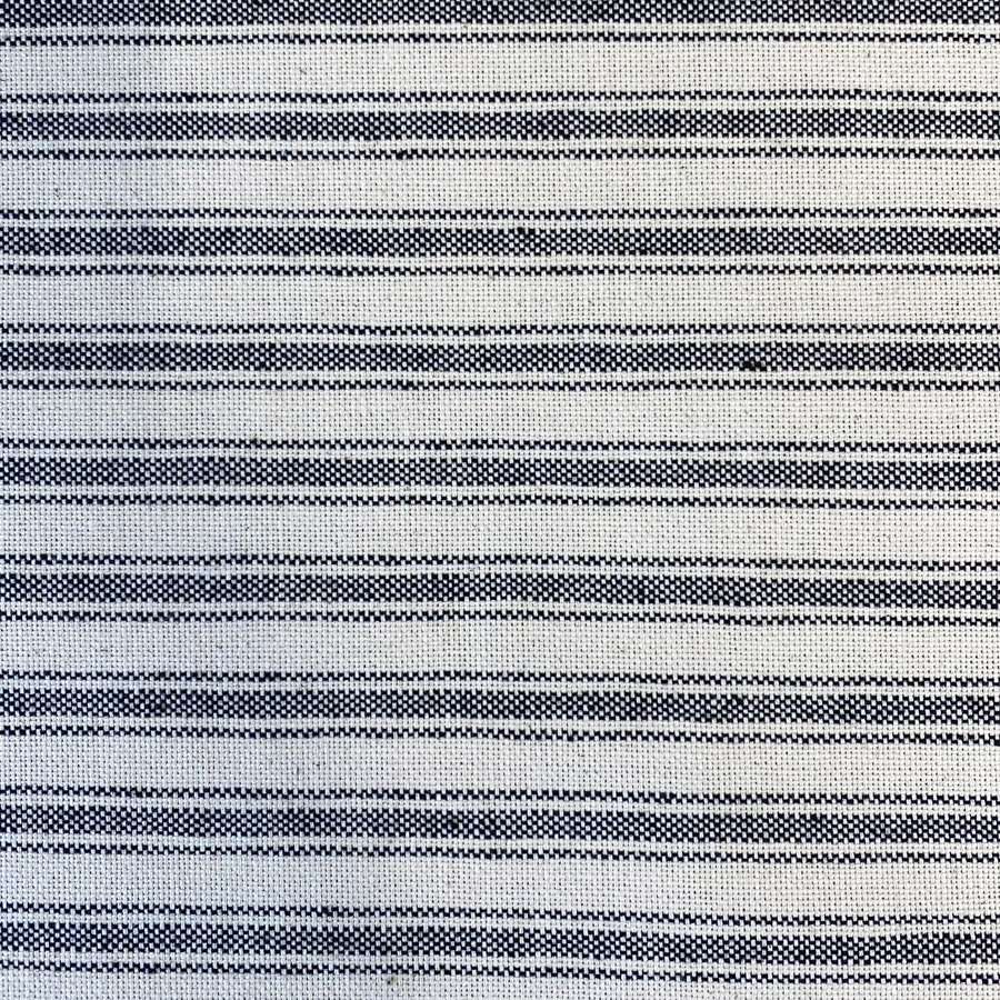 Extra Wide Hector Ticking Stripe - Black