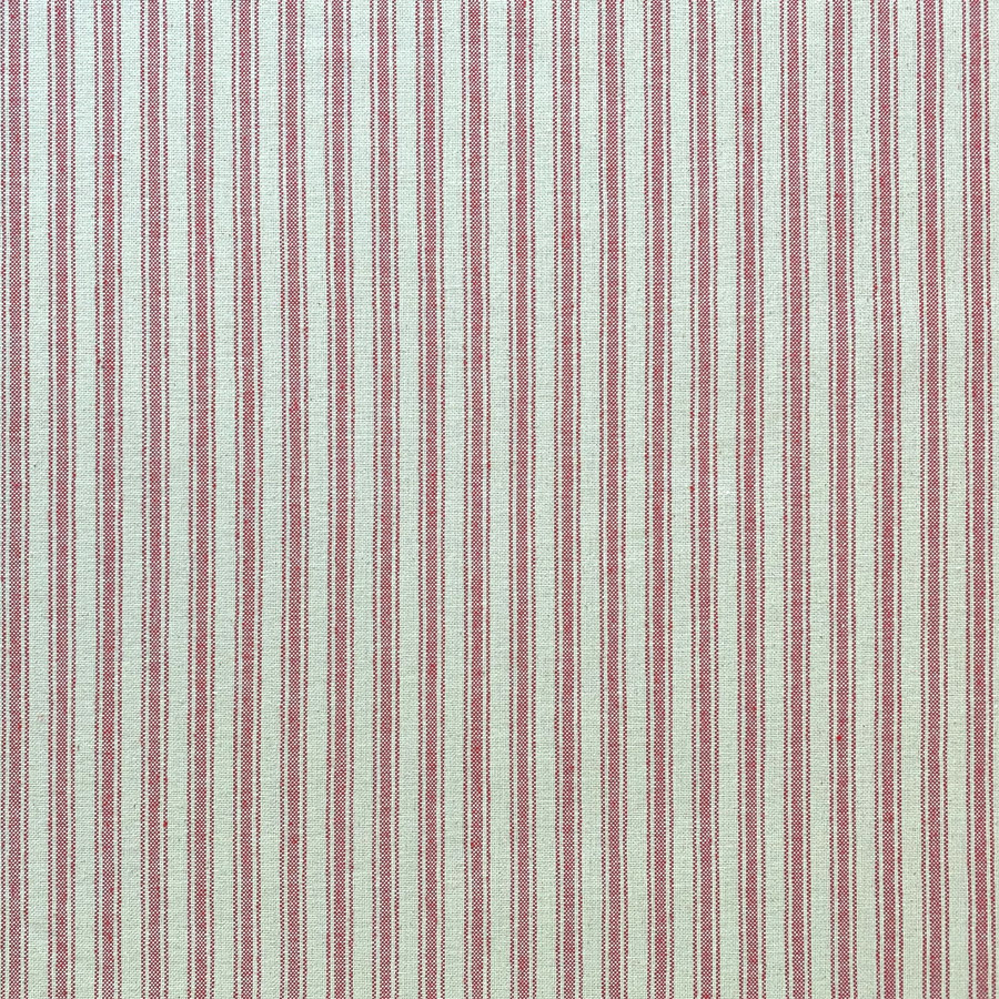 Extra Wide Hector Ticking Stripe - Peony