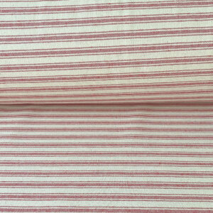 Extra Wide Hector Ticking Stripe - Peony - Image 3