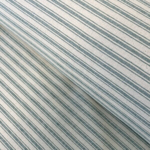 Extra Wide Green Ticking Fabric