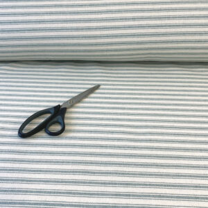 Extra Wide Hector Ticking Stripe - Teal - Image 4