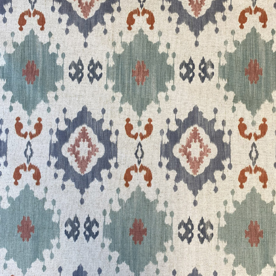 Extra Wide Little Daria - Indigo, Teal and Tamarind