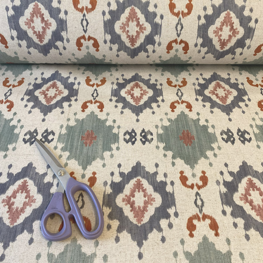 Extra Wide Little Daria - Indigo, Teal and Tamarind