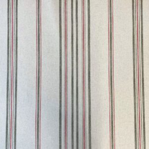 Extra Wide Maurice Stripe - Strawberry and Moss - Image 2