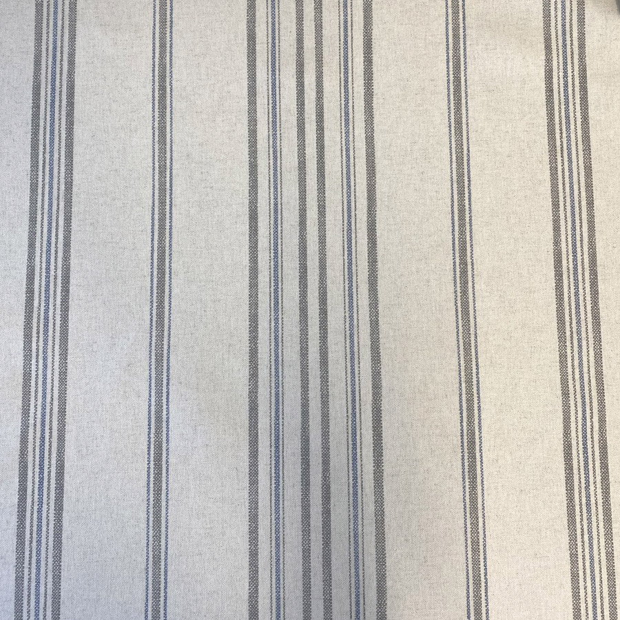 Extra Wide Maurice Stripe Grey and Indigo