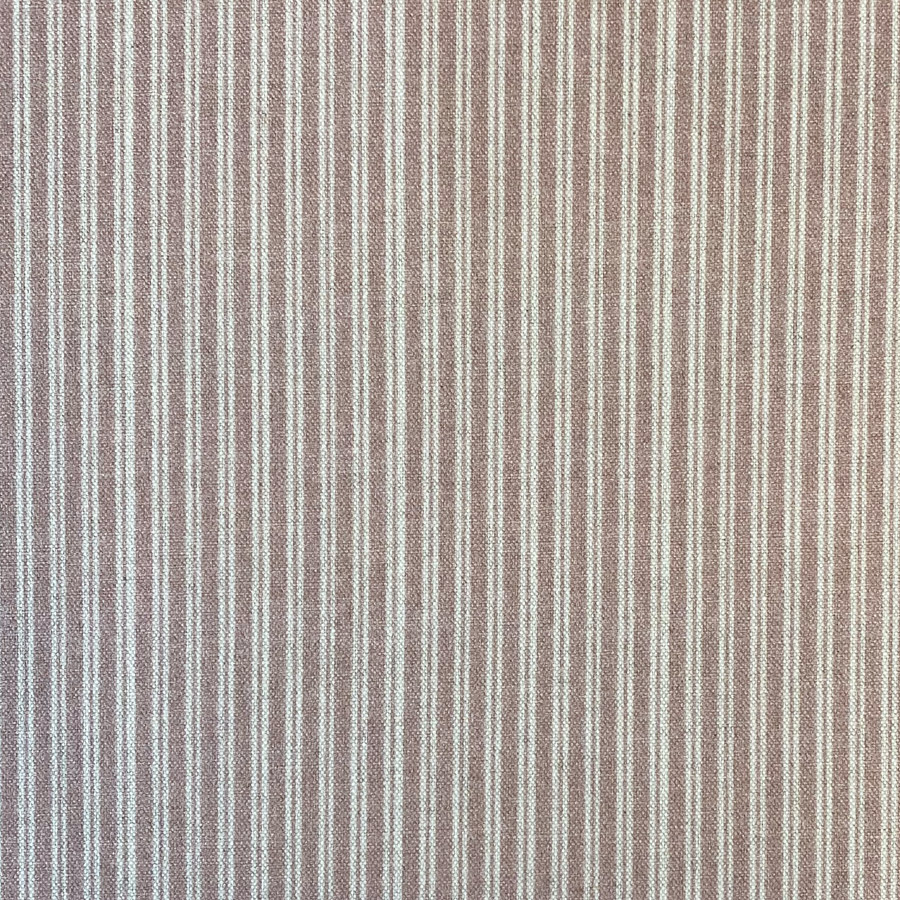 Extra Wide Pinstripe Print - Carnation