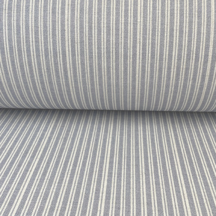 Extra Wide Pinstripe Print - Pebble