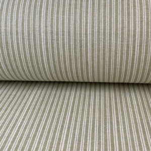 Extra Wide Pinstripe Print - Sage - Image 3