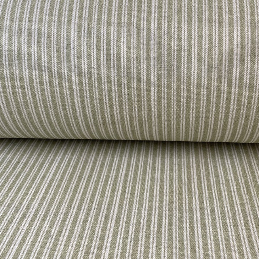 Extra Wide Pinstripe Print - Sage