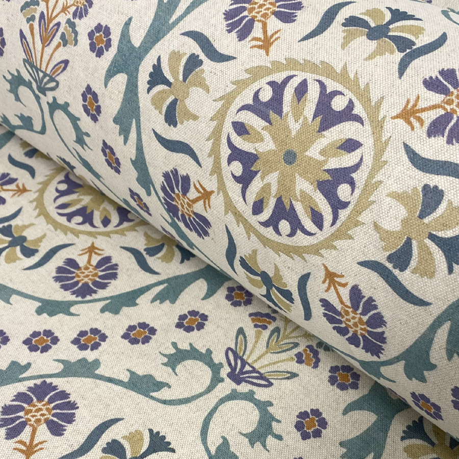 Eden - Soft Green and Indigo