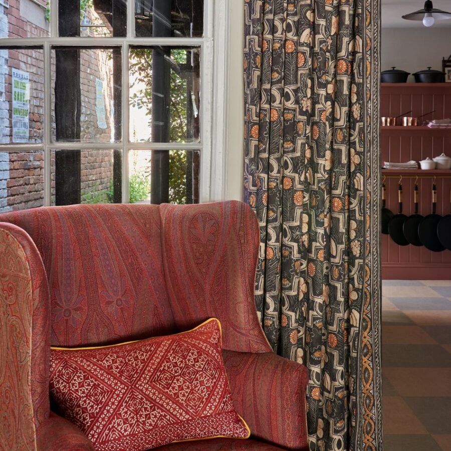 Ledbury Elizabethan Linen Print - Small