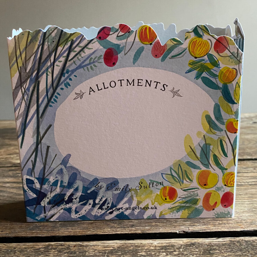 Emily Sutton 3D Allotment Card Orchard
