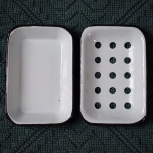 Enameled Two-Part Soap Dish - Image 3