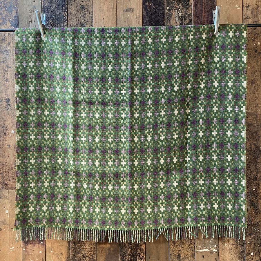 Eshton Blanket - Heather Green
