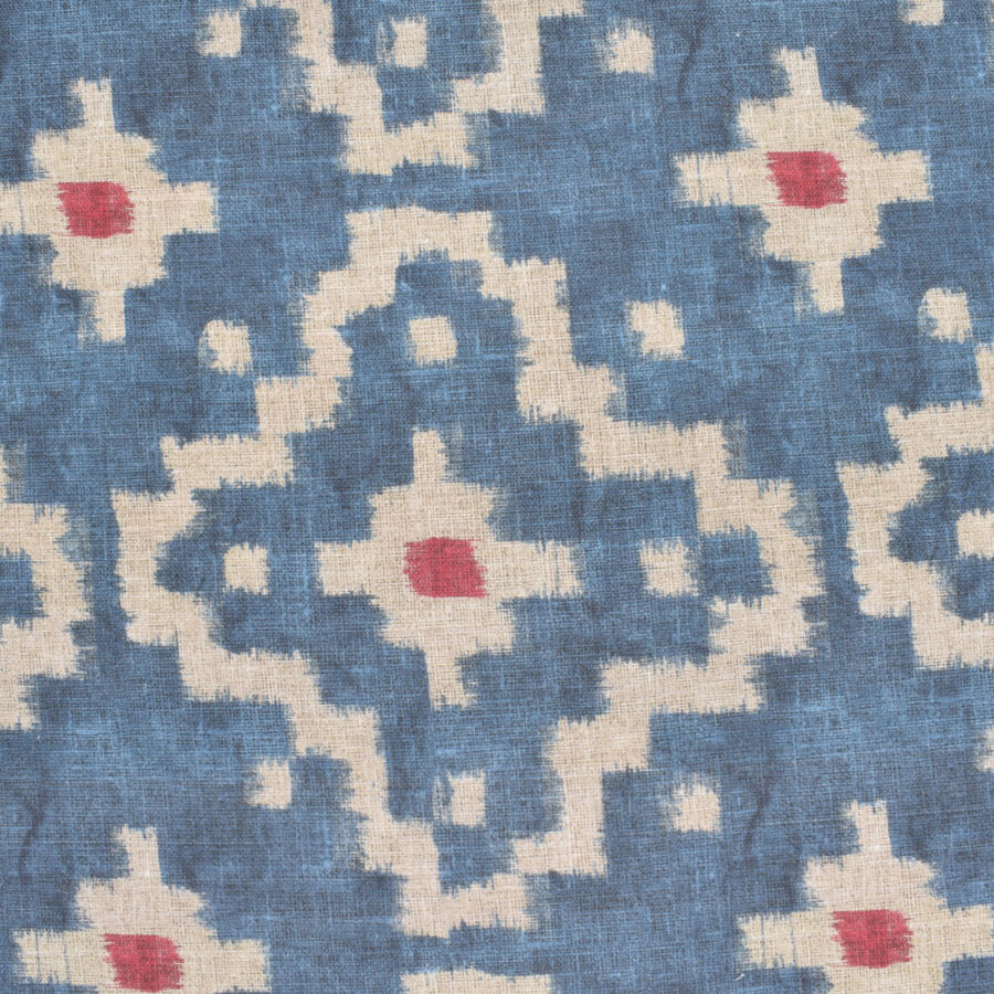 Extra Wide Solitaire - Indigo Peony